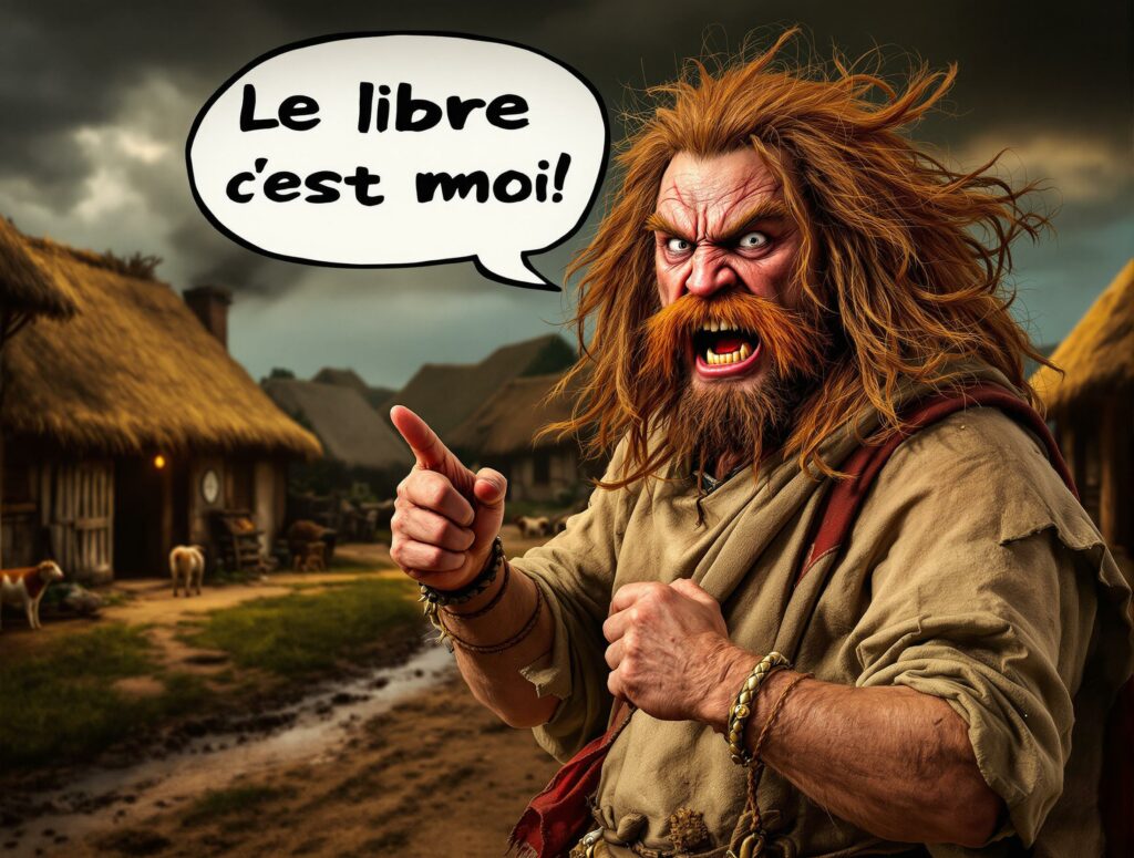 Président de BSDPolis indiquant disant "Le libre c'est moi !"